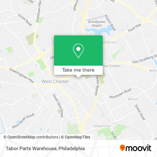 Tabor Parts Warehouse map