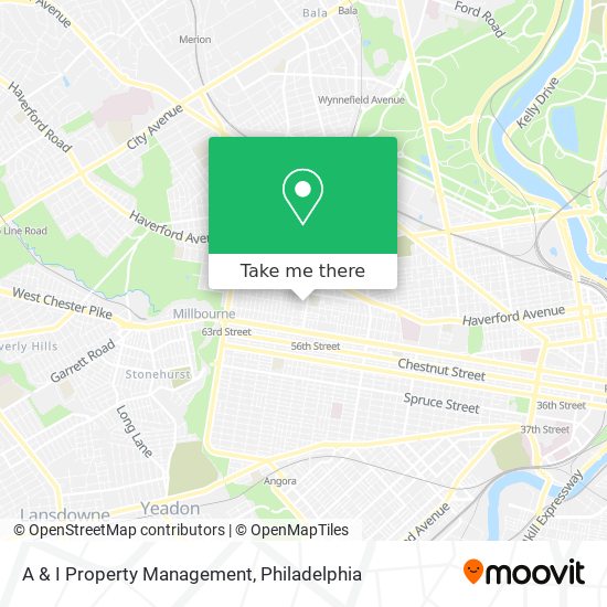 A & I Property Management map