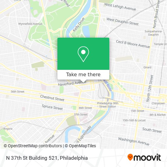N 37th St Building 521 map
