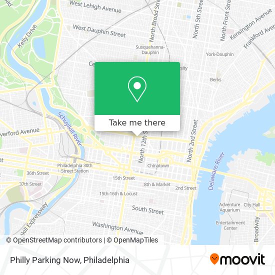 Philly Parking Now map