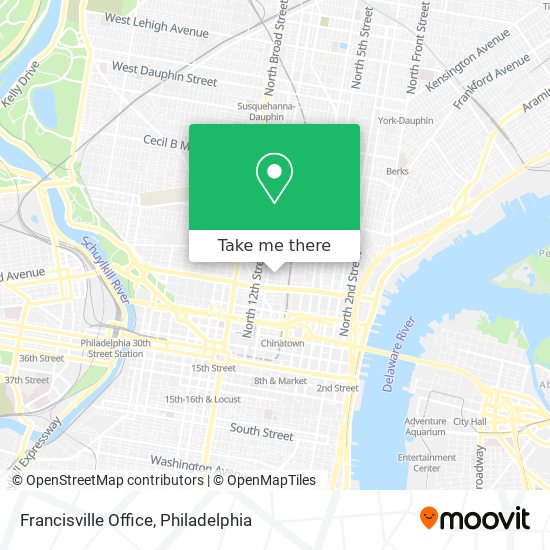 Francisville Office map