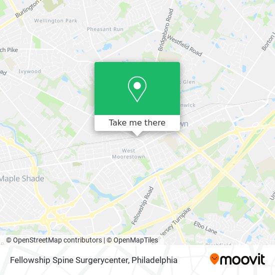 Fellowship Spine Surgerycenter map