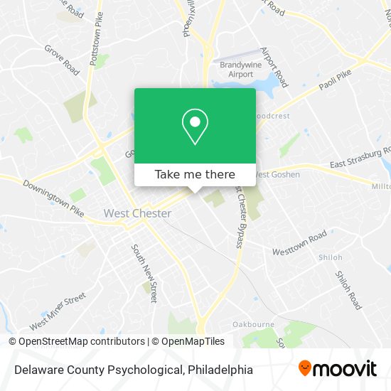 Delaware County Psychological map