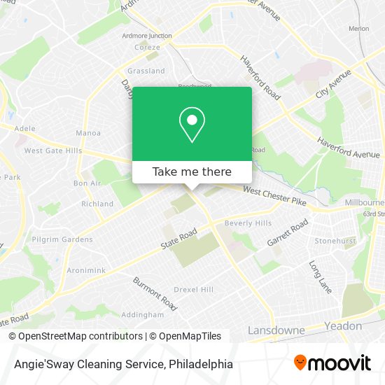 Mapa de Angie'Sway Cleaning Service