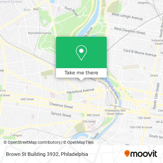 Brown St Building 3932 map