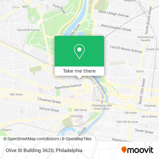 Mapa de Olive St Building 3620