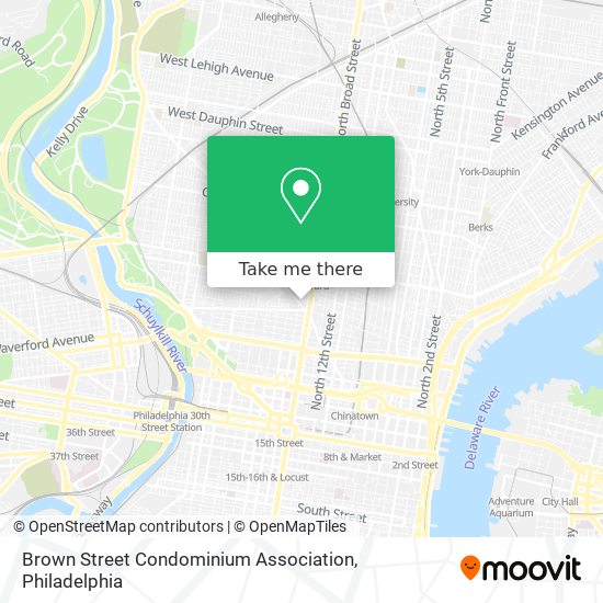 Mapa de Brown Street Condominium Association