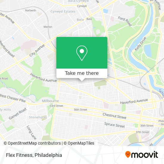 Flex Fitness map