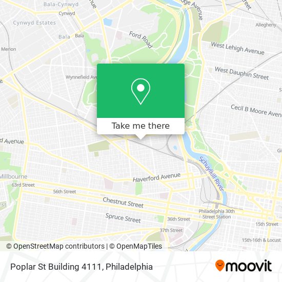 Mapa de Poplar St Building 4111