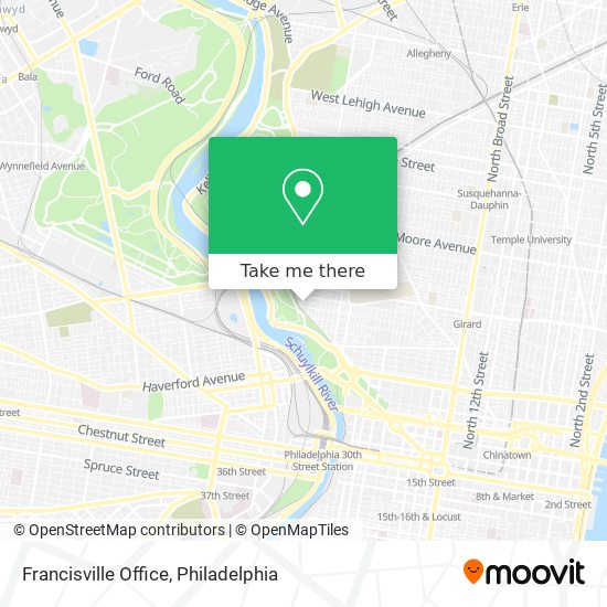 Francisville Office map