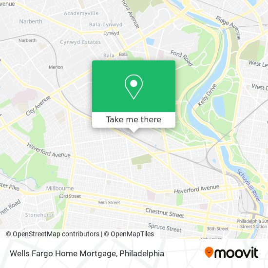 Mapa de Wells Fargo Home Mortgage