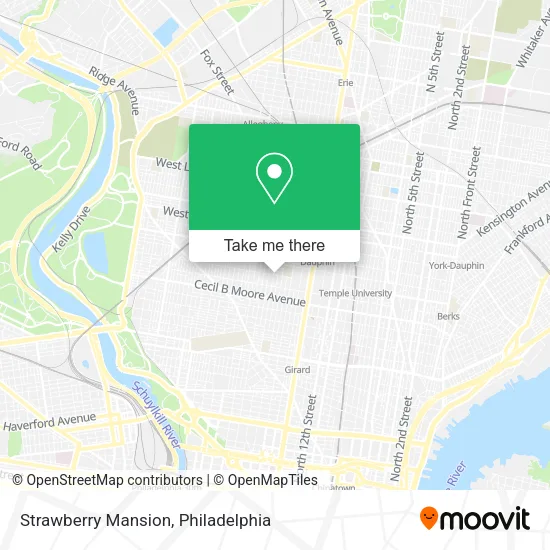 Strawberry Mansion map