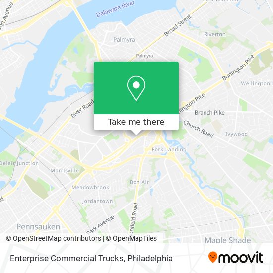 Enterprise Commercial Trucks map