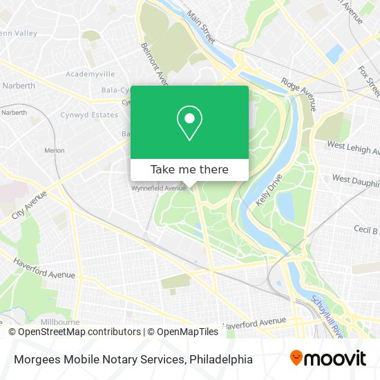 Mapa de Morgees Mobile Notary Services