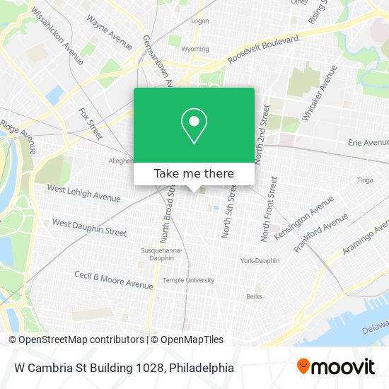 Mapa de W Cambria St Building 1028