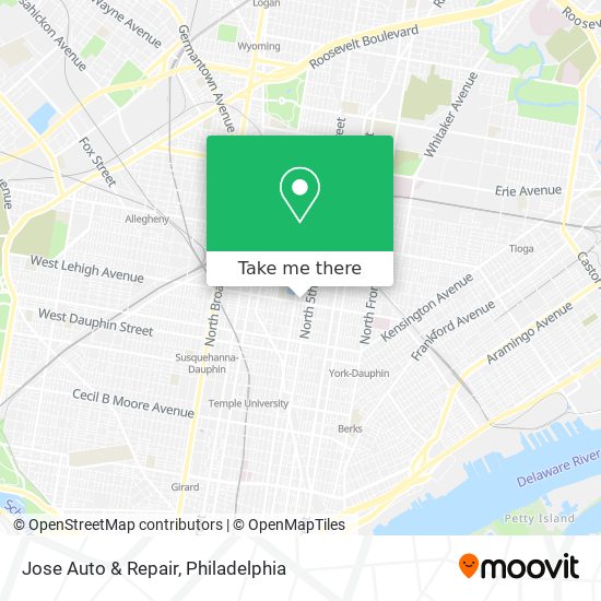 Jose Auto & Repair map