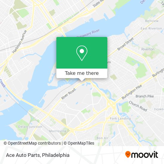 Ace Auto Parts map