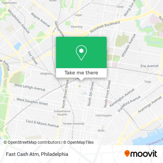 Fast Cash Atm map