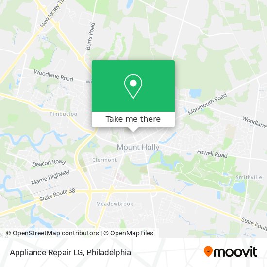 Appliance Repair LG map