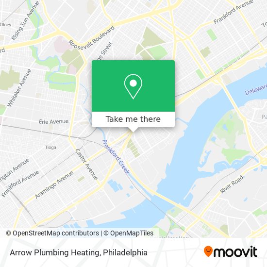 Arrow Plumbing Heating map