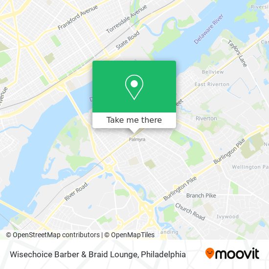 Mapa de Wisechoice Barber & Braid Lounge