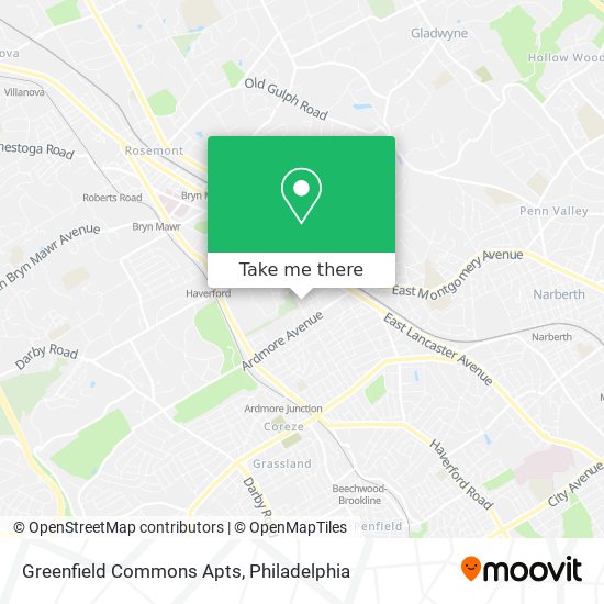 Mapa de Greenfield Commons Apts