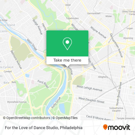 Mapa de For the Love of Dance Studio