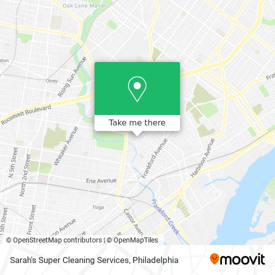 Mapa de Sarah's Super Cleaning Services