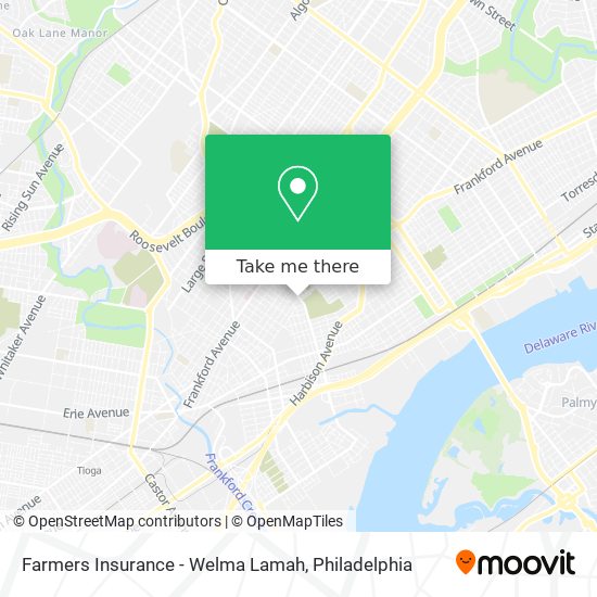 Mapa de Farmers Insurance - Welma Lamah