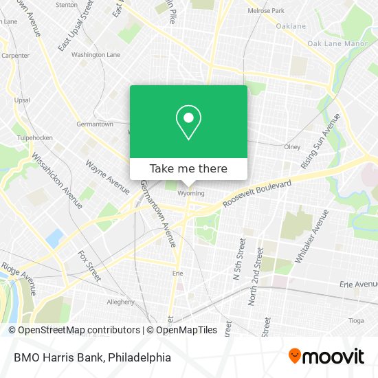 BMO Harris Bank map