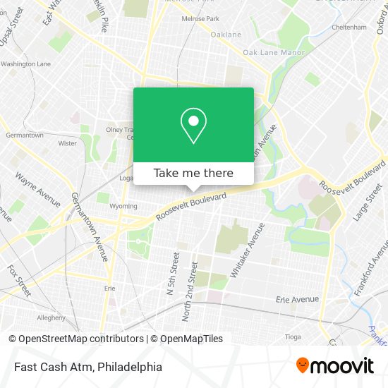 Fast Cash Atm map