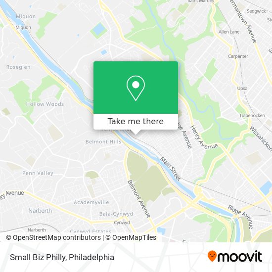 Small Biz Philly map