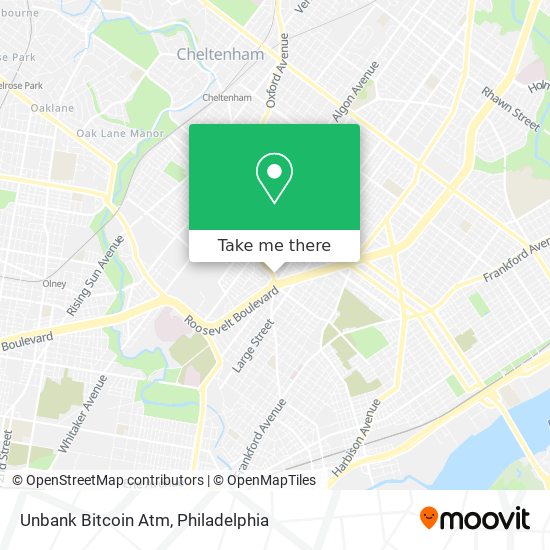 Unbank Bitcoin Atm map