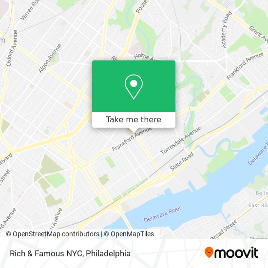 Mapa de Rich & Famous NYC