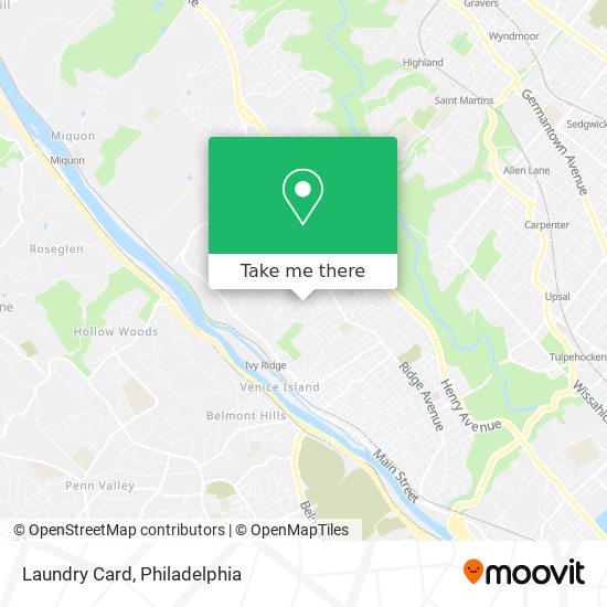 Mapa de Laundry Card