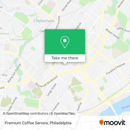 Premium Coffee Service map