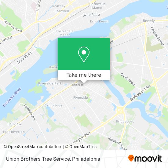 Mapa de Union Brothers Tree Service