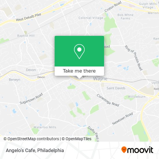 Mapa de Angelo's Cafe