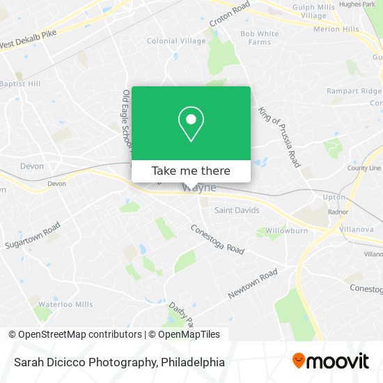 Sarah Dicicco Photography map