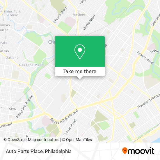 Auto Parts Place map