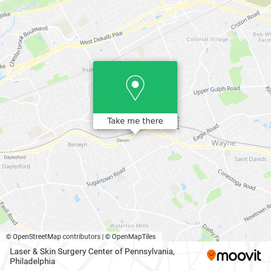 Laser & Skin Surgery Center of Pennsylvania map