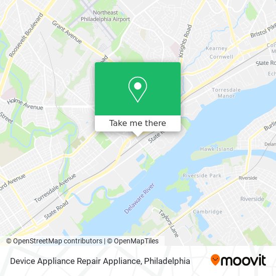 Device Appliance Repair Appliance map