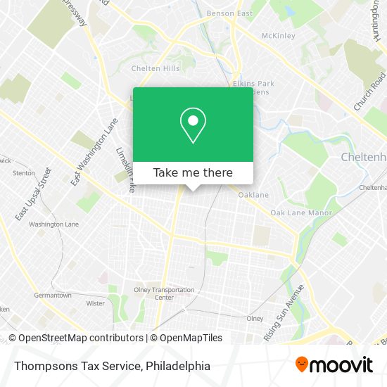 Thompsons Tax Service map