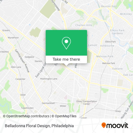 Mapa de Belladonna Floral Design