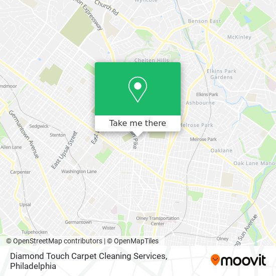 Diamond Touch Carpet Cleaning Services map