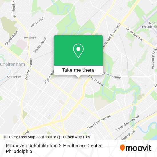 Mapa de Roosevelt Rehabilitation & Healthcare Center