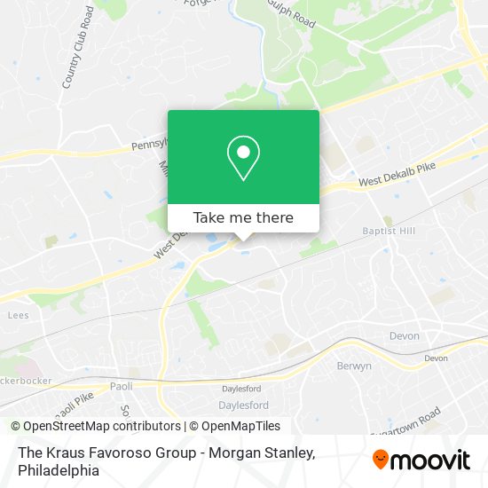 The Kraus Favoroso Group - Morgan Stanley map