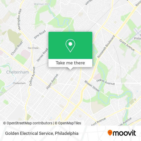 Golden Electrical Service map