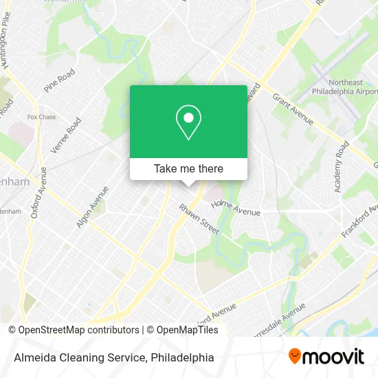 Almeida Cleaning Service map