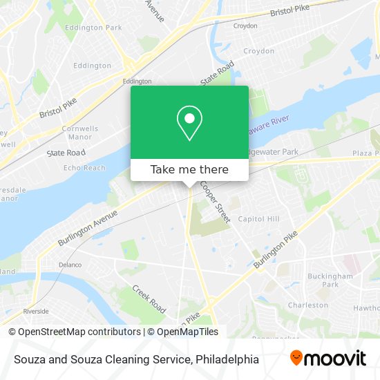 Souza and Souza Cleaning Service map